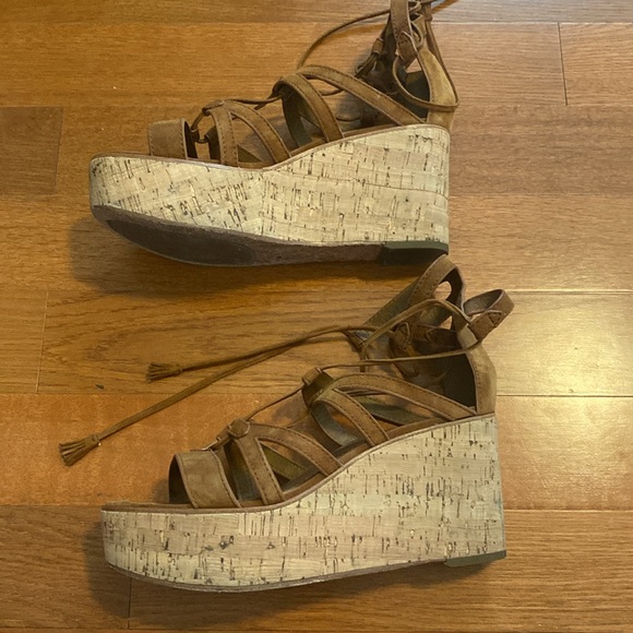 Frye - Heather Lace-up Gladiator sandal 8.5 - Picture 8 of 10